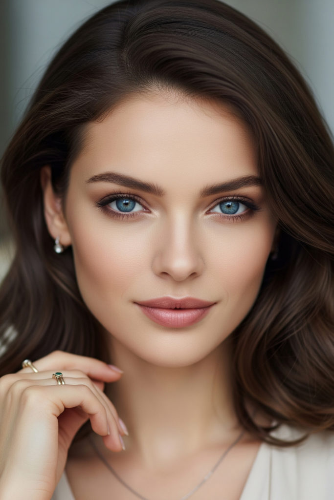 Woman with a true winer complexion