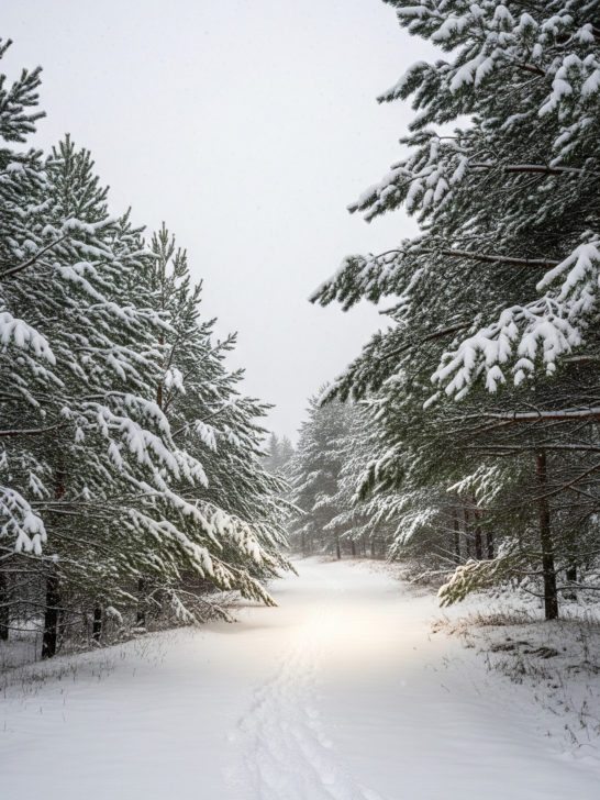 A winter scene